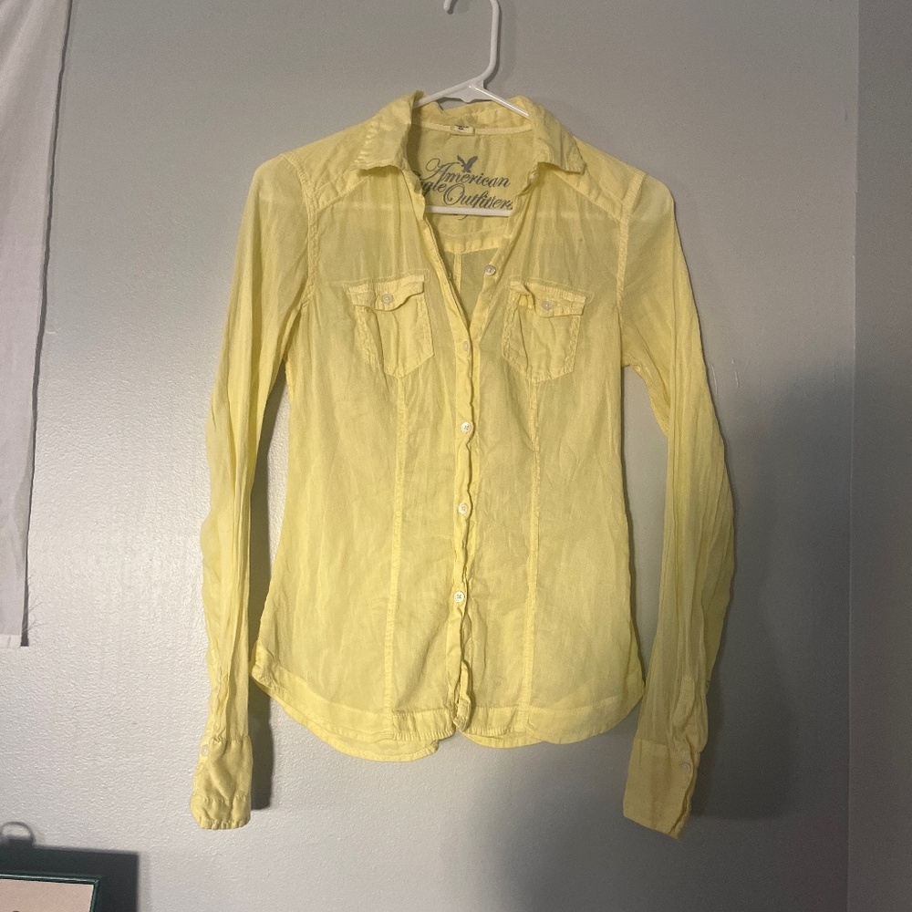 2000s American Eagle Fitted Blouse